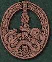 Anti-Partisan Badge in Bronze