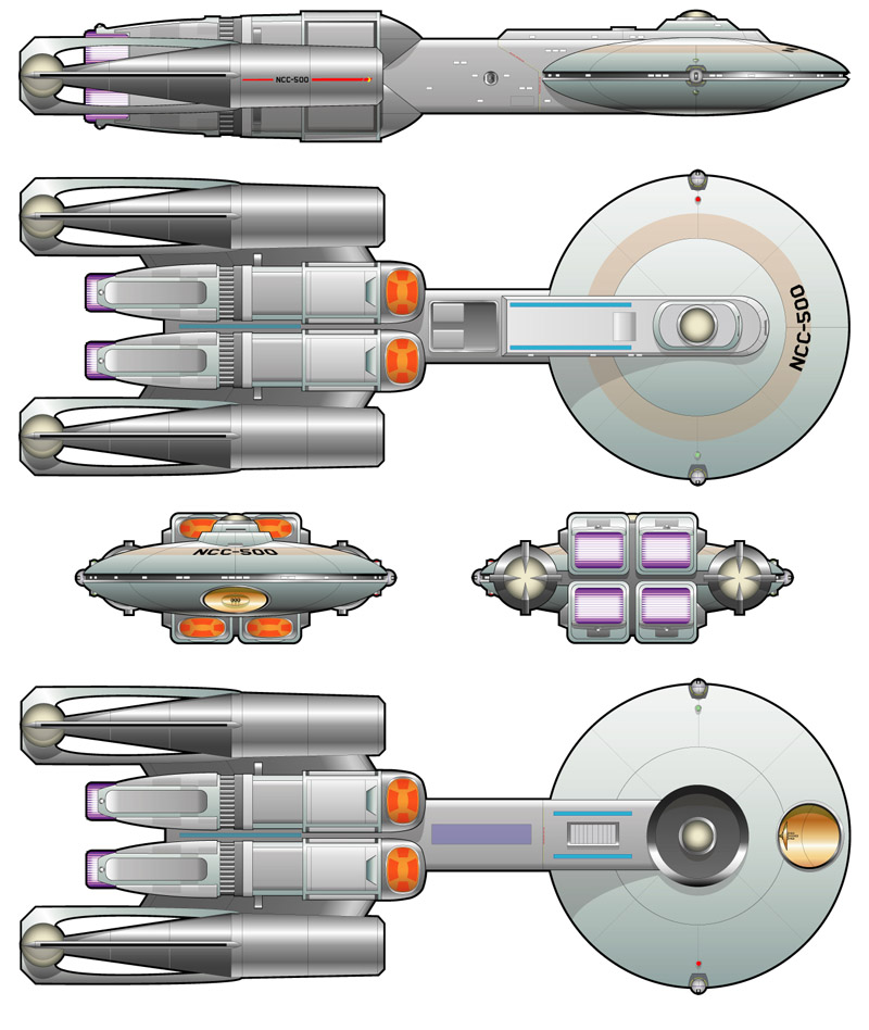 Starship Schematic Database U F P And Starfleet Ships From The Pre Tos Era