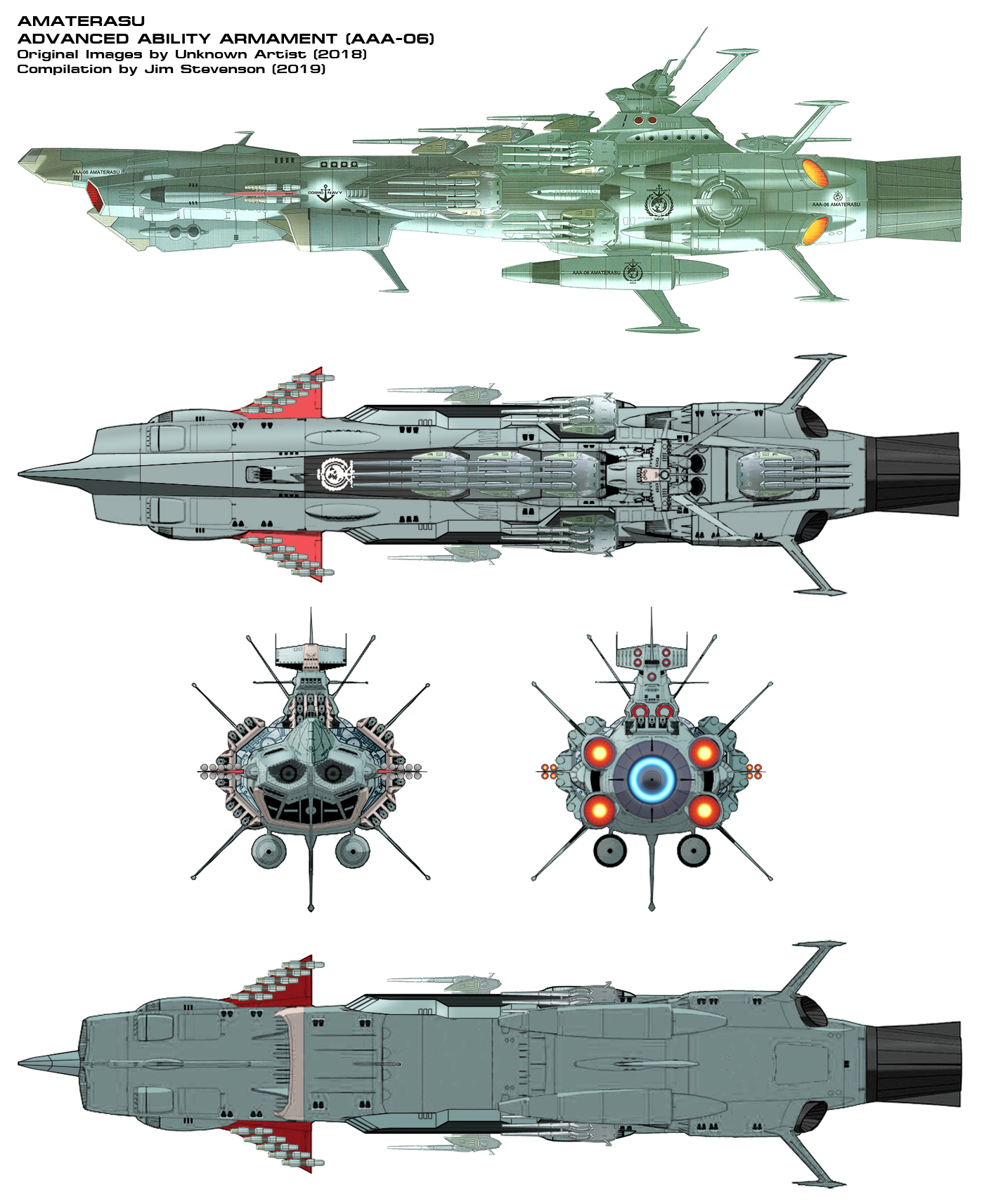 Unnamed Martian Warship class, Space Battleship Yamato Wiki