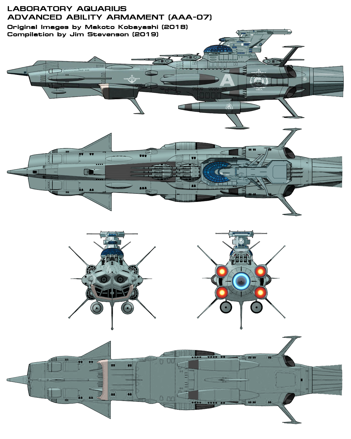 Unnamed Martian Warship class, Space Battleship Yamato Wiki